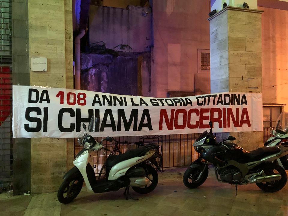 nocerina striscione