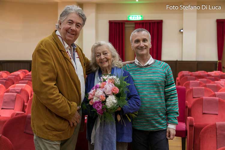 Susanna Egri con Luc Bouy e Gaetano Petrosino