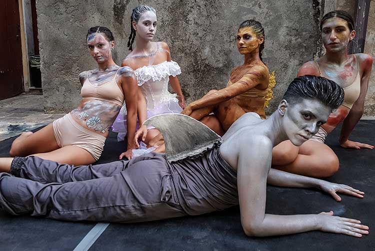 Il body paint realizzato da Daniela Meringolo per