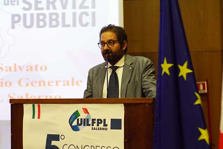 Lorenzo Conte, Uil Fpl Salerno