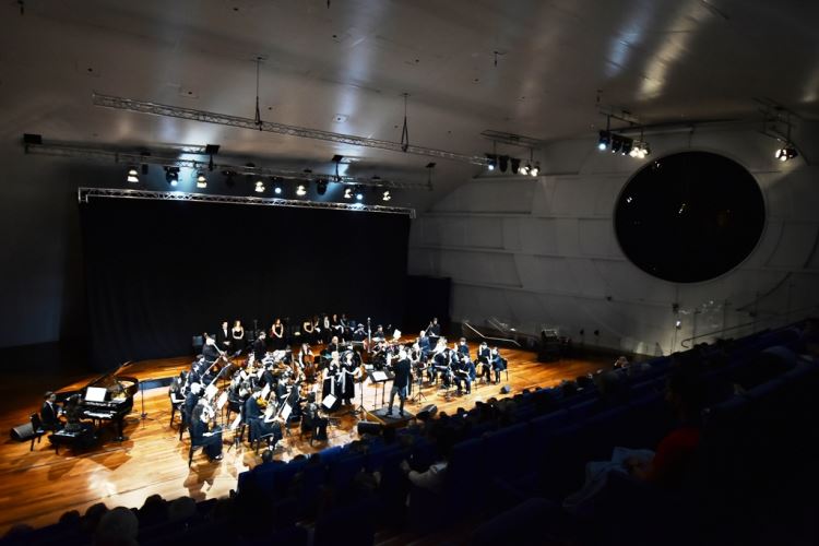 L'orchesta La Meglio Gioventù all'Auditorium Niemeyer