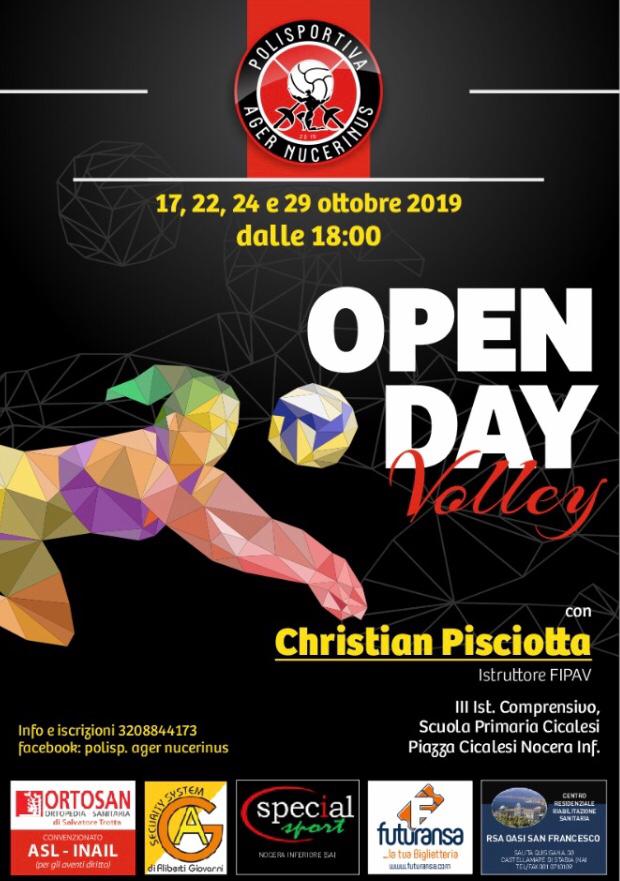 locandina open day volley