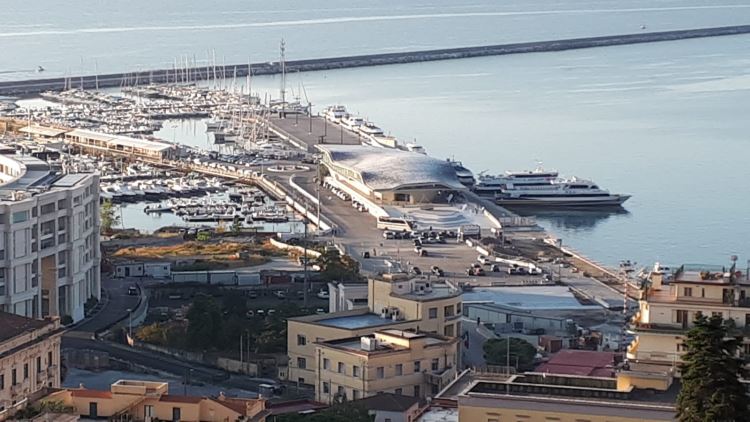 stazione marittima veduta aerea