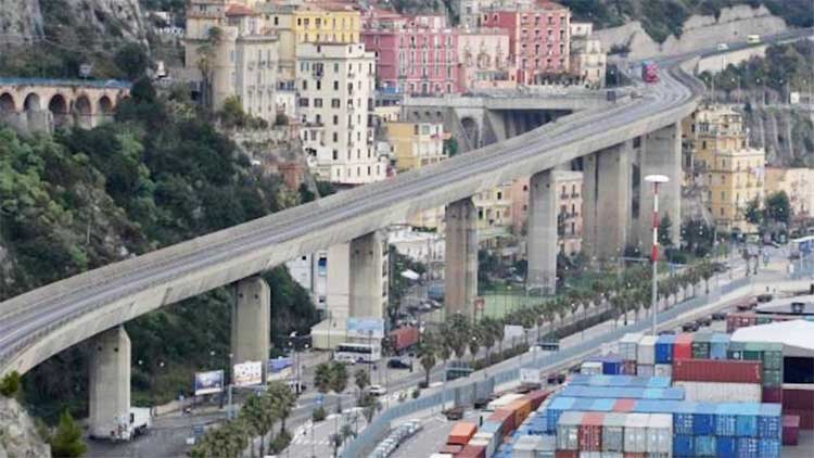 il viadotto Gatto a Salerno