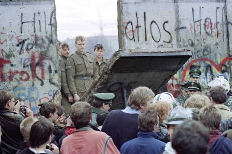 La caduta del muro di Berlino