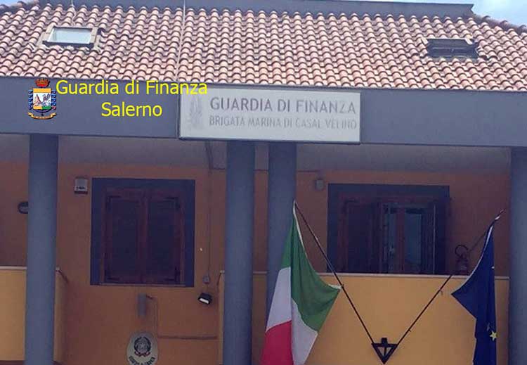 La caserma della Guardia di Finanza di Casal Velino