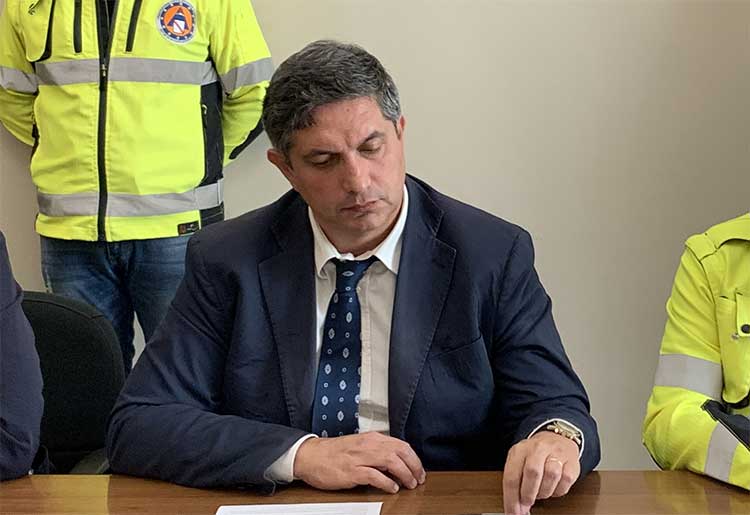 Il sindaco di Nocera Inferiore, Manlio Torquato