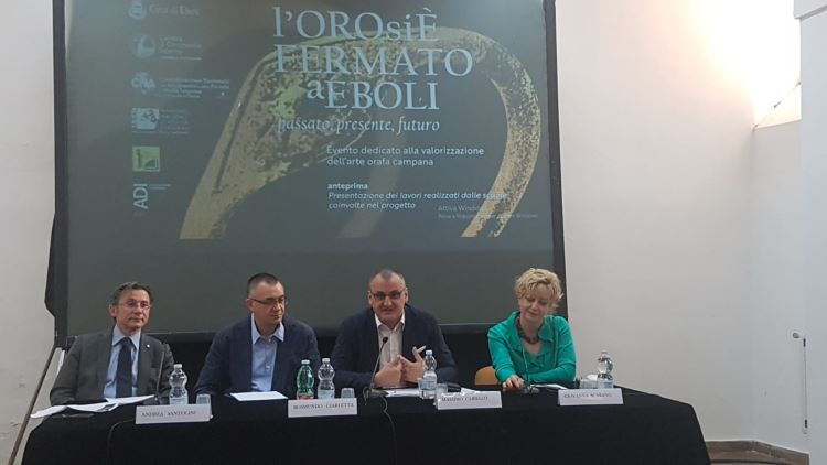 presentazione della mostra l'oro si è fermato a Eboli