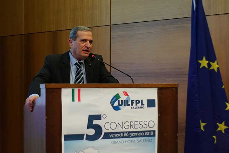 Donato Salvato, segretario provinciale Uil Fpl