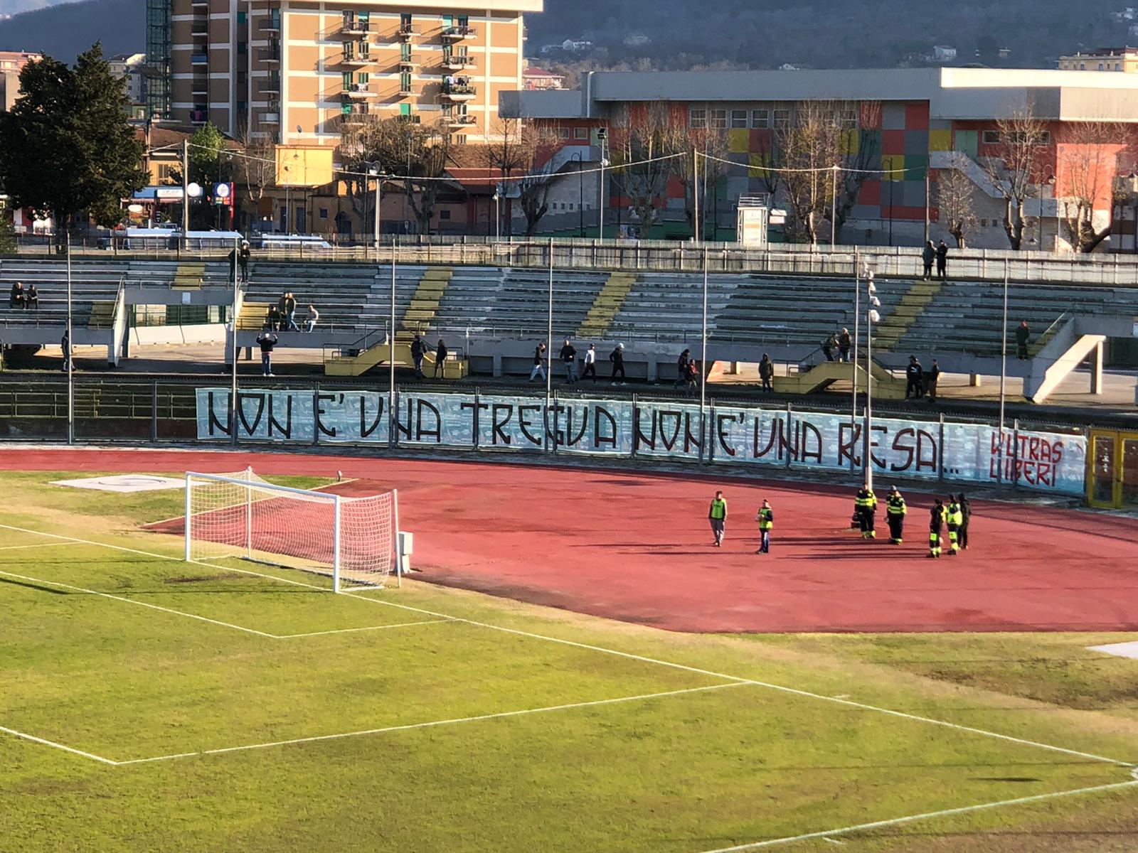 NOCERINA BRINDISI CURVA VUOTA