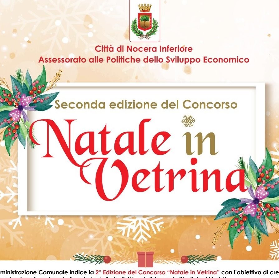 natale vetrina