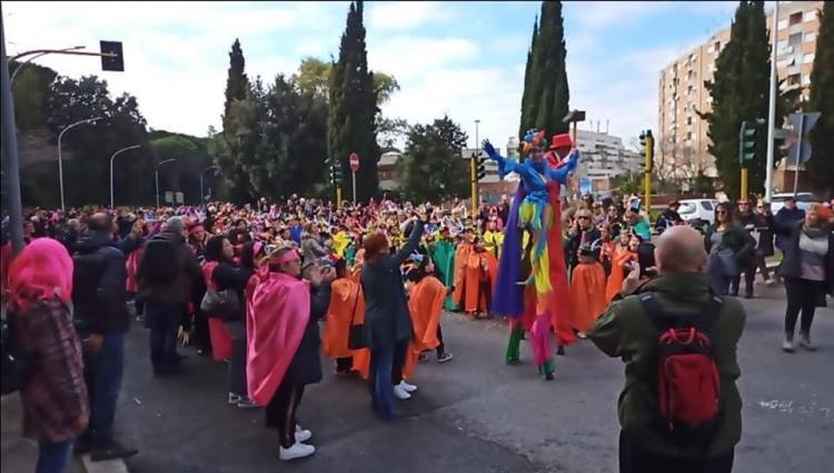 un momento del Carnevale di Spinaceto