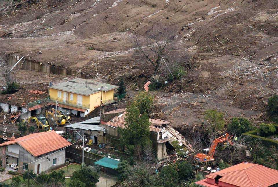 La frana di Montalbino che nel 2005 uccise tre persone