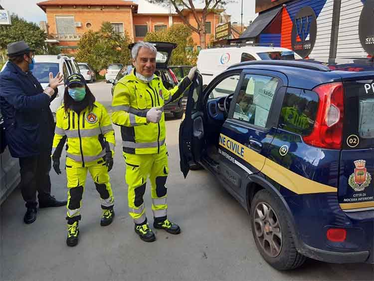 La protezione civile nocerina