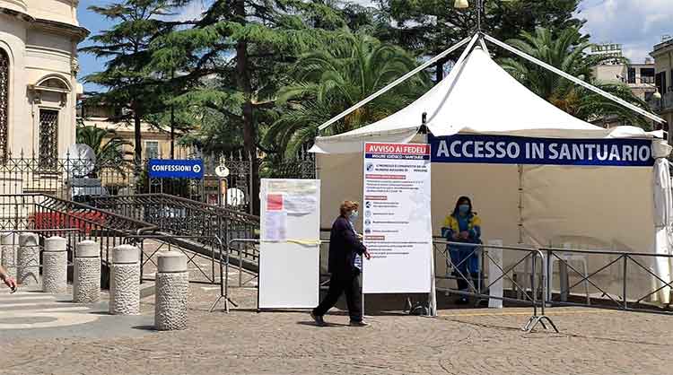 accesso santuario pompei