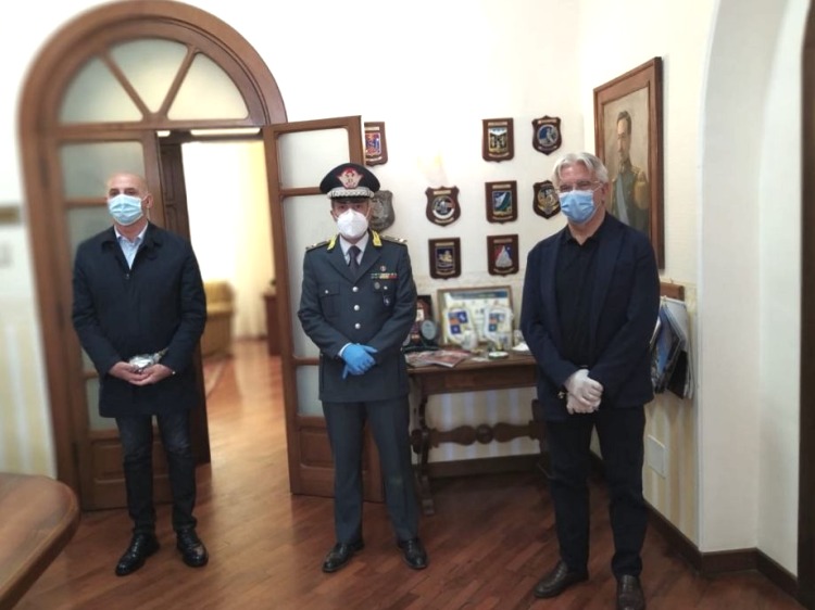 guardia di finanza sindaco salerno