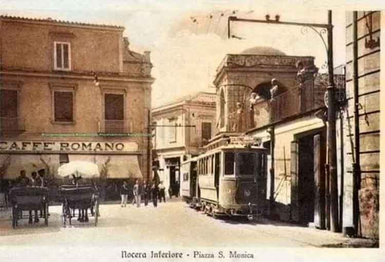 piazza santa monica anni 40 tram