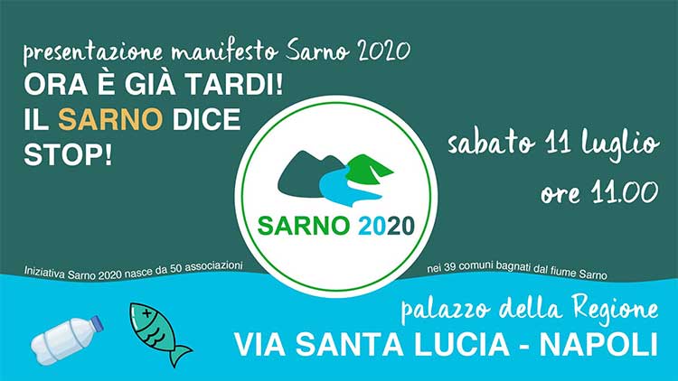 il manifesto della iniziativa Sarno2020 del giorno 11 luglio