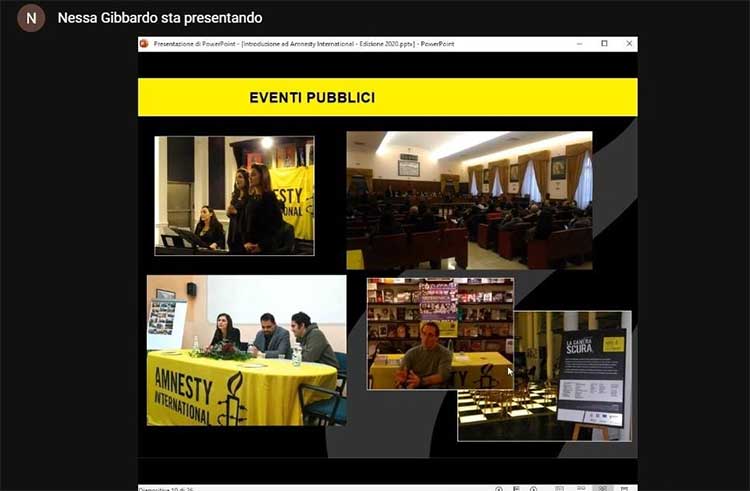 amnesty eventi