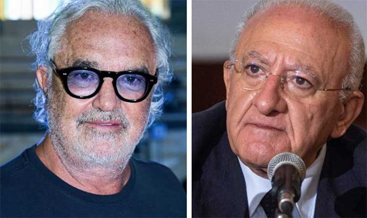 Flavio Briatore e Vincenzo De Luca