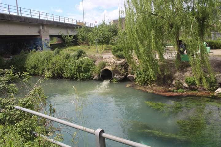 Un tratto del fiume Sarno