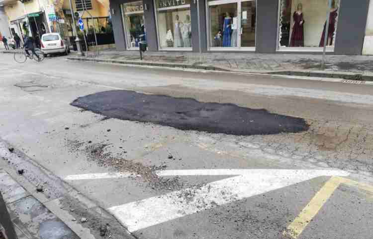 Una strada di Scafati