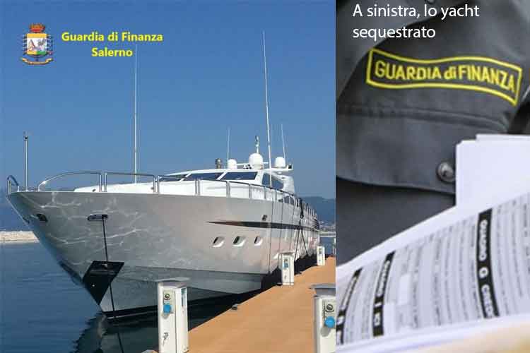 gdf yacht sequestrato