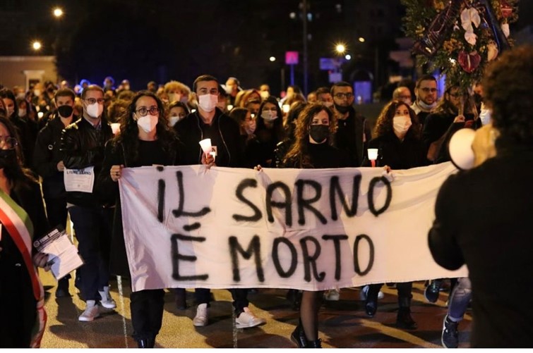 manifestazione fiume sarno