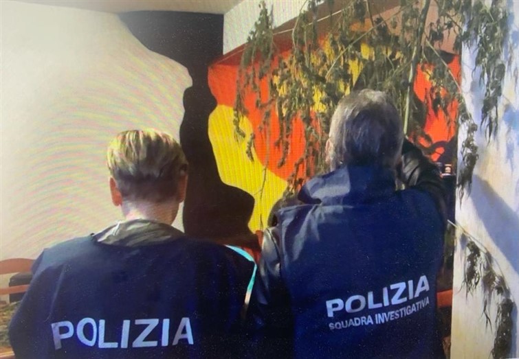 cannabis cava polizia