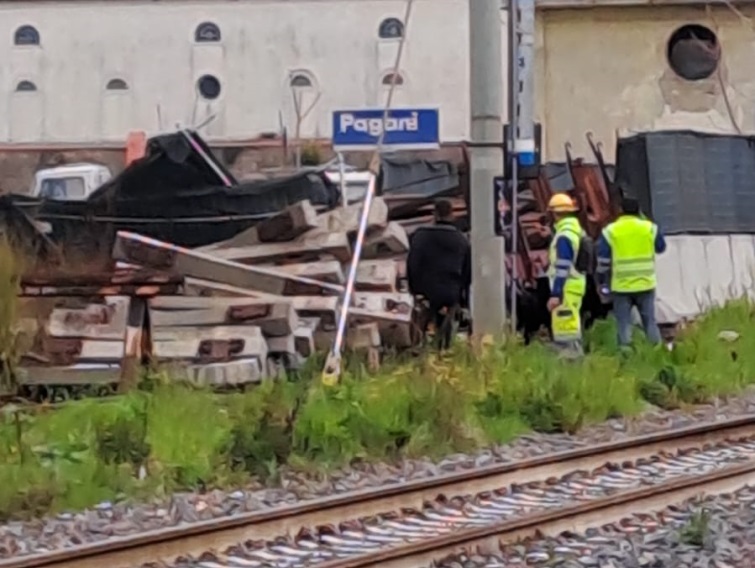 stazione pagani treno merci