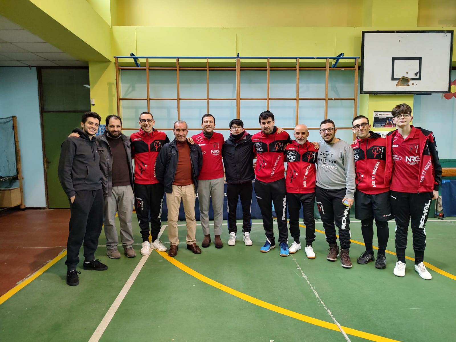 sindaco cuofano con la squadra 